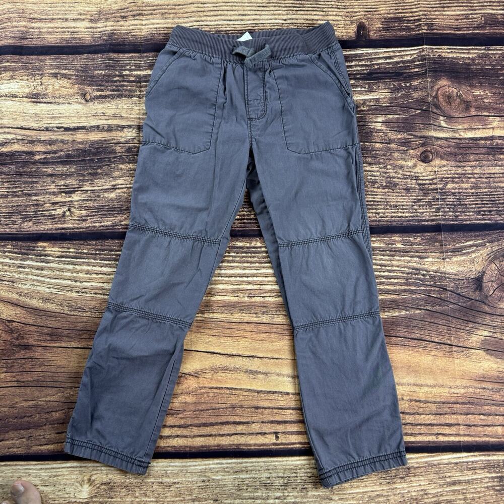 Carter's Gray Canvas Cargos Pants Drawstring Waist Size 6